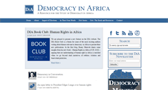 Desktop Screenshot of democracyinafrica.org